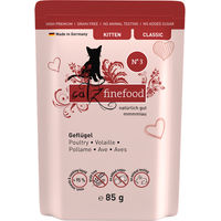 Produktbild von Catz finefood Kitten Geflügel Getreidefrei Hoher Fleischanteil 85 g - 8 x 85 g