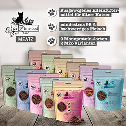catz finefood Meatz Huhn Katzen Leckerli für Adult Haut & Fell 45g - 45 g – Bild 1 von 10