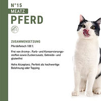 Produktbild von catz finefood Meatz N° 15 Pferd Katzenleckerlies getreidefrei für alle Altersstufen 45 g - 45 g