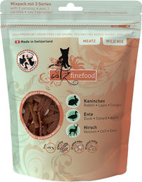 catz finefood Meatz Wild Mix Katzensnack mit Kaninchen, Ente und Hirsch 3 x 45 g - 8 x 45 g – Bild 1 von 5