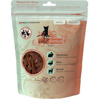 Produktbild von catz finefood Meatz Wild Mix Katzensnack mit Kaninchen, Ente und Hirsch 3 x 45 g - 8 x 45 g