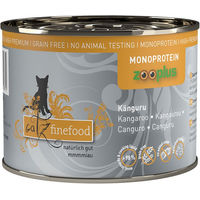 Produktbild von Catz finefood Monoprotein Katzen Nassfutter Känguru Stückchen in Sauce 6 x 200 g - 6 x 200 g