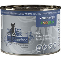 Produktbild von Catz finefood Monoprotein Katzen Nassfutter Pute Stückchen in Sauce getreidefrei 6 x 200 g - 6 x 200 g