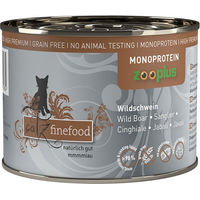 Produktbild von Catz finefood Monoprotein Katzenfutter Wildschwein Stückchen in Sauce 6 x 200 g - 6 x 200 g