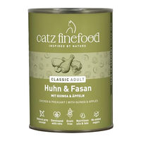 Produktbild von catz finefood N° 15 Katzenfutter Huhn & Fasan Nassfutter Getreidefrei 6 x 400g - 6 x 400 g