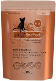 Catz finefood Nassfutter Classic Adult No. 25 Huhn und Thunfisch für Katzen getreidefrei 8x85 g - 8 x 85 g – Bild 1 von 2