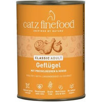 Produktbild von Catz finefood Nassfutter Katze Classic Adult Geflügel getreidefrei 12x400 g