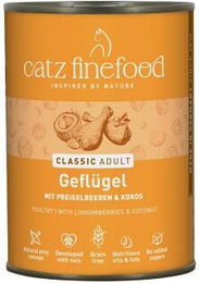 Catz finefood Nassfutter Katze Classic Adult Geflügel getreidefrei 6x400 g - 6 x 400 g – Bild 1 von 3