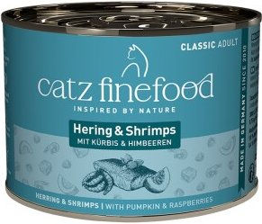 Catz finefood Nassfutter Katze Classic Adult Hering und Garnele getreidefrei 6x200 g - 6 x 200 g – Bild 1 von 3