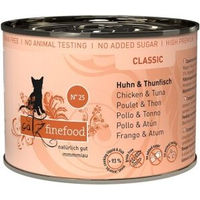 Produktbild von Catz finefood Nassfutter Katze Classic Adult Huhn und Thunfisch Getreidefrei 12x200 g - 12 x 200 g
