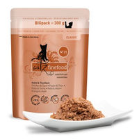Produktbild von Catz finefood Nassfutter Katze Classic Adult Huhn und Thunfisch glutenfrei 24x300 g - 24 x 300 g