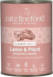 Catz finefood Nassfutter Katze Classic Adult Lamm und Pferd getreidefrei 6x400 g - 6 x 400 g – Bild 1 von 3