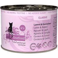 Produktbild von Catz finefood Nassfutter Katze Classic Adult No. 11 Lamm und Kaninchen Getreidefrei 24x200 g