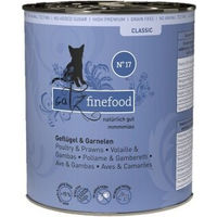Produktbild von Catz finefood Nassfutter Katze Classic Adult No. 17 Geflügel und Garnele Getreidefrei 12x800 g