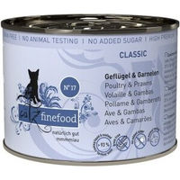 Produktbild von Catz finefood Nassfutter Katze Classic Adult No. 17 Geflügel und Garnele getreidefrei 24x200 g - 24 x 200 g