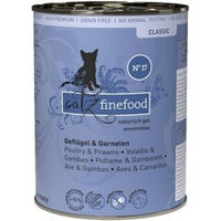 Produktbild von Catz finefood Nassfutter Katze Classic Adult No. 17 Geflügel und Garnele Getreidefrei 6x400 g - 6 x 400 g