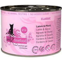 Produktbild von Catz finefood Nassfutter Katze Classic Adult No. 19 Lamm und Pferd Getreidefrei 24x200 g