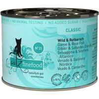 Produktbild von Catz finefood Nassfutter Katze Classic Adult No. 21 Wild und Rotbarsch Getreidefrei 12x200 g - 12 x 200 g