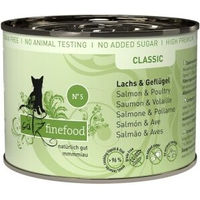 Produktbild von Catz finefood Nassfutter Katze Classic Adult No. 5 Lachs getreidefrei 6x200 g - 6 x 200 g