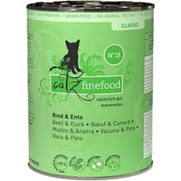 Produktbild von Catz finefood Nassfutter Katze Classic Adult Rind und Ente getreidefrei 6x400 g - 6 x 400 g