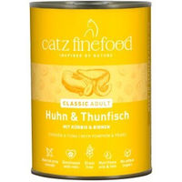 Produktbild von Catz finefood Nassfutter Katze Classic Adult Thunfisch und Huhn getreidefrei 12x400 g - 12 x 400 g