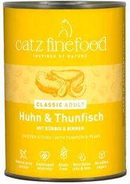 Catz finefood Nassfutter Katze Classic Adult Thunfisch und Huhn getreidefrei 6x400 g - 6 x 400 g – Bild 1 von 2