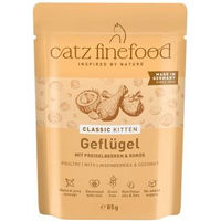 Produktbild von Catz finefood Nassfutter Katze Classic Kitten Geflügel mit hohem Fleischanteil 64x85 g - 64 x 85 g
