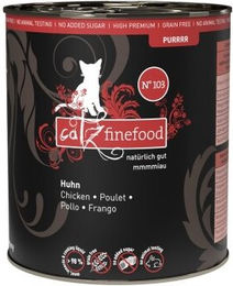 Produktbild von Catz finefood Nassfutter Katze Pure Adult No. 103 Huhn Monoprotein Hypoallergen 12x800 g