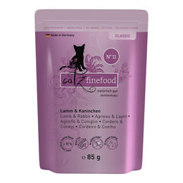 Catz finefood No. 11 Katzenfutter Lamm & Kaninchen 16x85g – Bild 1 von 2