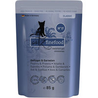 Produktbild von Catz finefood No. 17 Geflügel & Garnele Katzen Nassfutter Adult 16x85g mit hohem Fleischanteil - 16 x 85 g