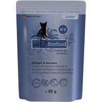 Produktbild von Catz finefood No. 17 Katzen Nassfutter Geflügel und Garnele für Adult mit hohem Fleischanteil 16x85g