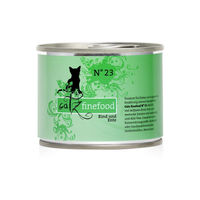 Produktbild von Catz finefood No. 23 Katzenfutter Rind und Ente getreidefrei 6x200g