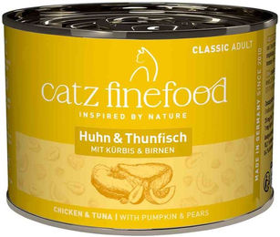 Catz finefood No. 25 Katzen Nassfutter Huhn und Thunfisch 6x200 g – Bild 1 von 1