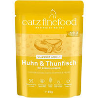 Produktbild von Catz finefood No. 25 Katzenfutter Huhn und Thunfisch für erwachsene Katzen 16x85g