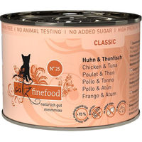 Produktbild von Catz finefood No. 25 Katzenfutter Huhn und Thunfisch für erwachsene Katzen 24x200g