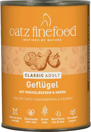 Catz Finefood No. 3 Geflügel Katzenfutter Adult Getreidefrei 6 x 400 g Dose - 6 x 400 g – Bild 1 von 3