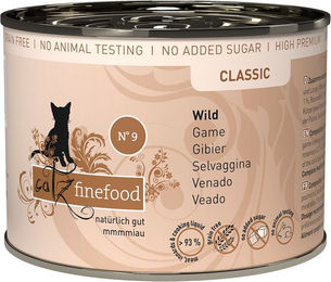 Catz finefood No. 9 Wild Katzenfutter Adult Getreidefrei 6x200g - 6 x 200 g – Bild 1 von 2