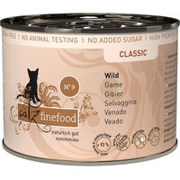 Produktbild von Catz finefood No. 9 Wild Katzenfutter Adult Getreidefrei 6x200g - 6 x 200 g