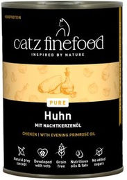Catz finefood Pure Adult Nassfutter Katze Huhn Monoprotein Hypoallergen 24x400 g - 24 x 400 g – Bild 1 von 3