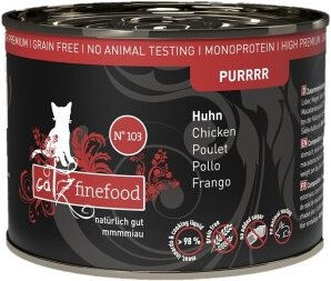 Catz finefood Pure Adult No. 103 Katzen Nassfutter Huhn Hypoallergen Monoprotein 12x200 g - 12 x 200 g – Bild 1 von 2