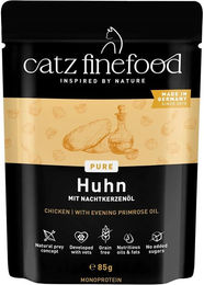catz finefood PURE Huhn Katzen Nassfutter Adult Monoprotein Getreidefrei 16x85g – Bild 1 von 1