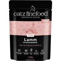 Produktbild von catz finefood PURE Katzen Nassfutter Lamm getreidefrei und monoprotein für Adult 16x85g
