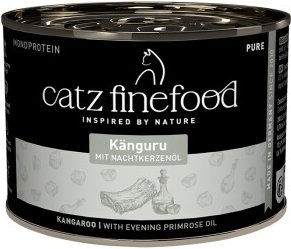 Catz finefood Pure Nassfutter Katze Adult Känguru Hypoallergen Monoprotein 12x200 g - 12 x 200 g – Bild 1 von 3