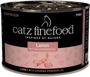 Catz finefood Pure Nassfutter Katze Adult Lamm Hypoallergen Monoprotein 24x200 g - 24 x 200 g – Bild 1 von 3