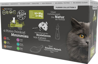 Catz finefood Purrrr Collection II Katzenfutter mit hohem Fleischanteil 12 x 85 g - 12 x 85 g – Bild 1 von 2