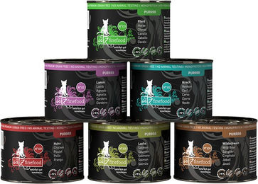 Produktbild von catz finefood Purrrr Collection II Nassfutter für Katzen Adult 6 x 200 g - 6 x 200 g