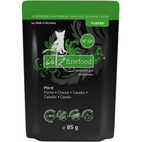 Produktbild von Catz finefood Purrrr N° 123 Katzen Nassfutter Pferd Getreidefrei Monoprotein Adult 8x85g