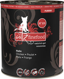 catz finefood Purrrr No. 103 Huhn Katzen Nassfutter mit hohem Fleischanteil für adulte Katzen 800 g - 6 x 800 g – Bild 1 von 4
