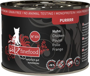 Catz finefood Purrrr No. 103 Huhn Katzenfutter Adult Getreidefrei 6 x 200 g - 6 x 200 g – Bild 1 von 2
