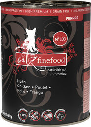 catz finefood Purrrr No. 103 Huhn Katzenfutter Nass Adult Stückchen in Sauce 6 x 400 g - 6 x 400 g – Bild 1 von 10